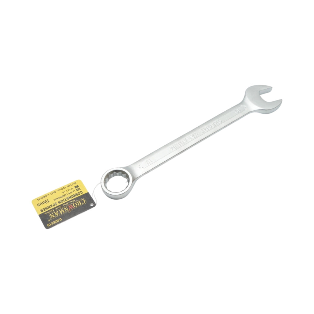 Chiave combinata Crownman da 19 mm in acciaio Cr-V
