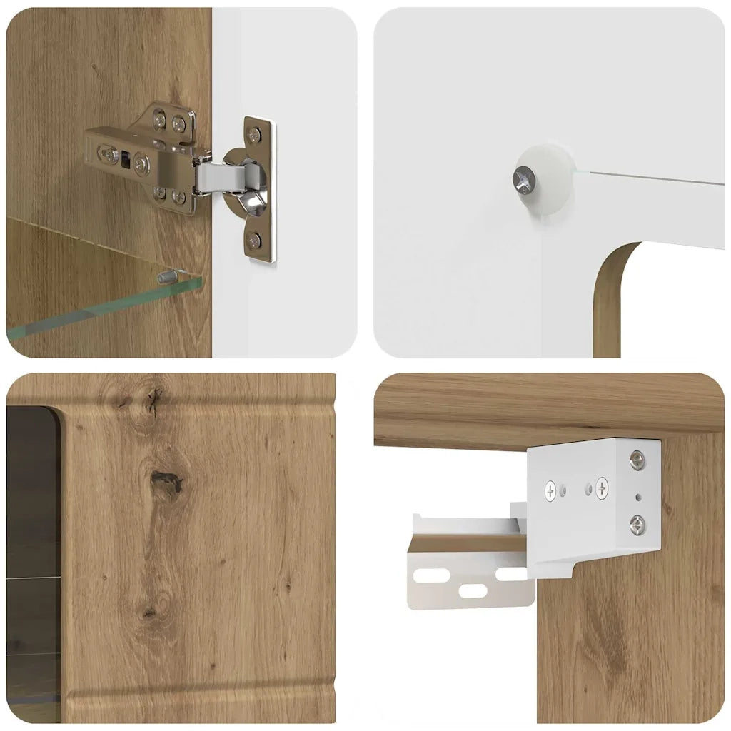 Armadio in Legno Rovere artigianale 50 x 29 x 100 cm 880230