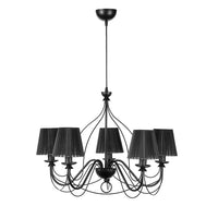 Lampadario Loris nero