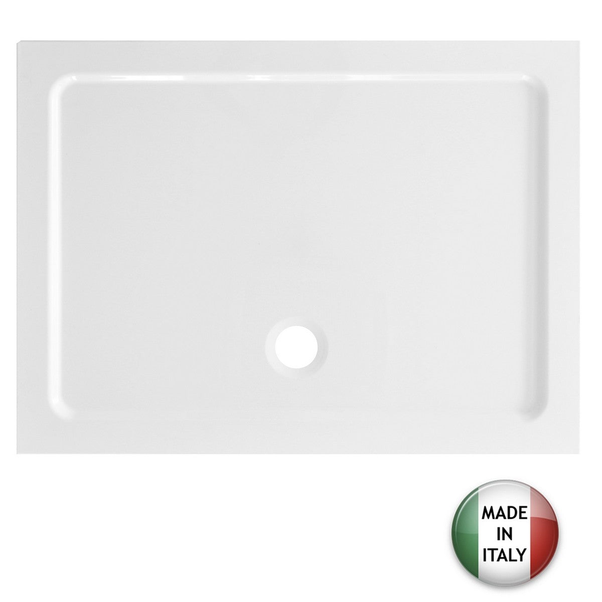Piatto doccia 76x120 cm mr flat rettangolare