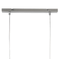 Sospensione Melone grigia 2 luci