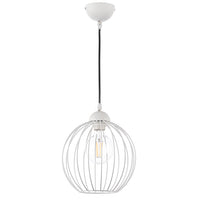 Sospensione Melone bianca 1 luce