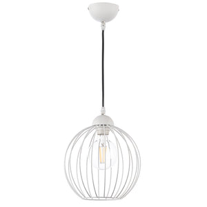 Sospensione Melone bianca 1 luce