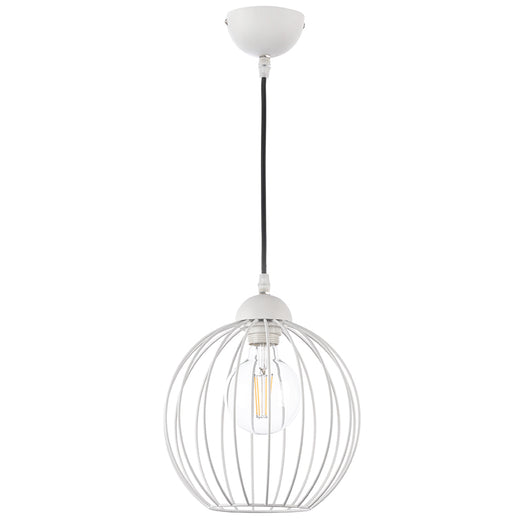 Sospensione Melone bianca 1 luce