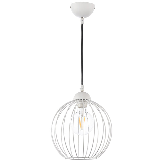 Sospensione Melone bianca 1 luce