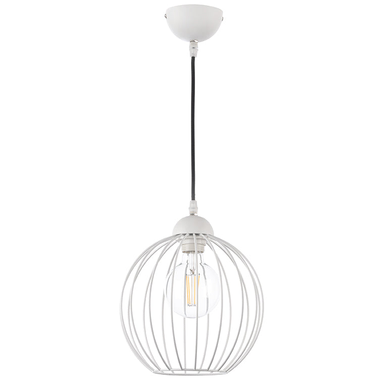 Sospensione Melone bianca 1 luce