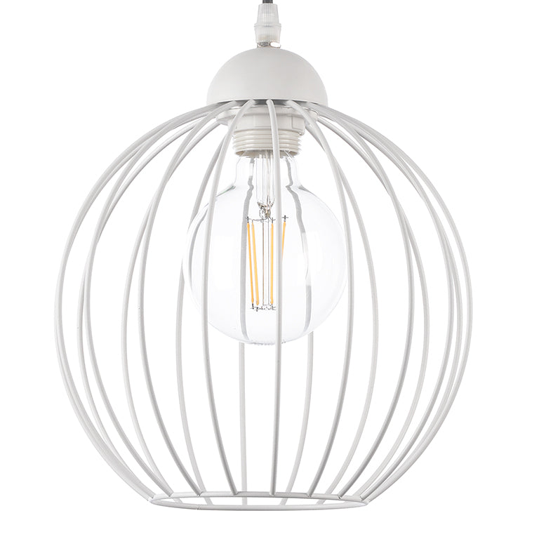 Sospensione Melone bianca 1 luce