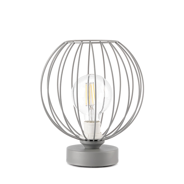 Lampada da tavolo Melone grigio