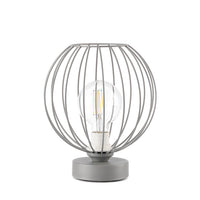 Lampada da tavolo Melone grigio