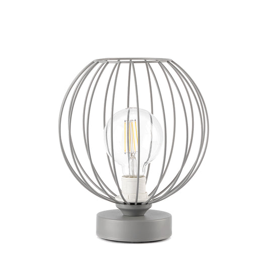 Lampada da tavolo Melone grigio