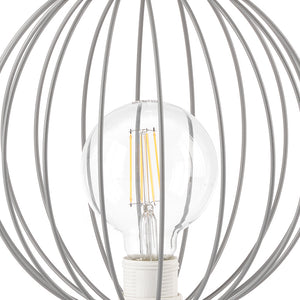 Lampada da tavolo Melone grigio