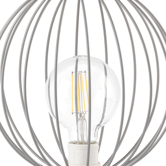 Lampada da tavolo Melone grigio