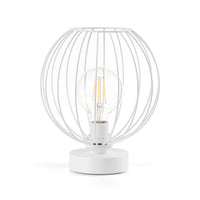 Lampada da tavolo Melone bianco