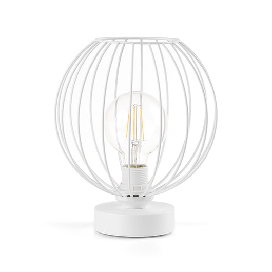 Lampada da tavolo Melone bianco