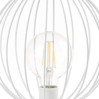 Lampada da tavolo Melone bianco