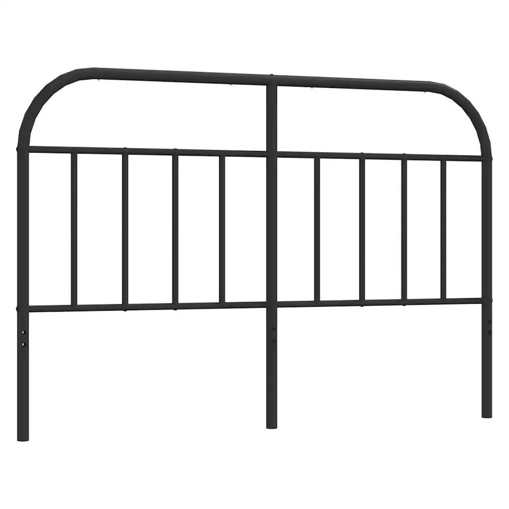 Testiera | Testata di Ricambio in Metallo Nero 140 cm