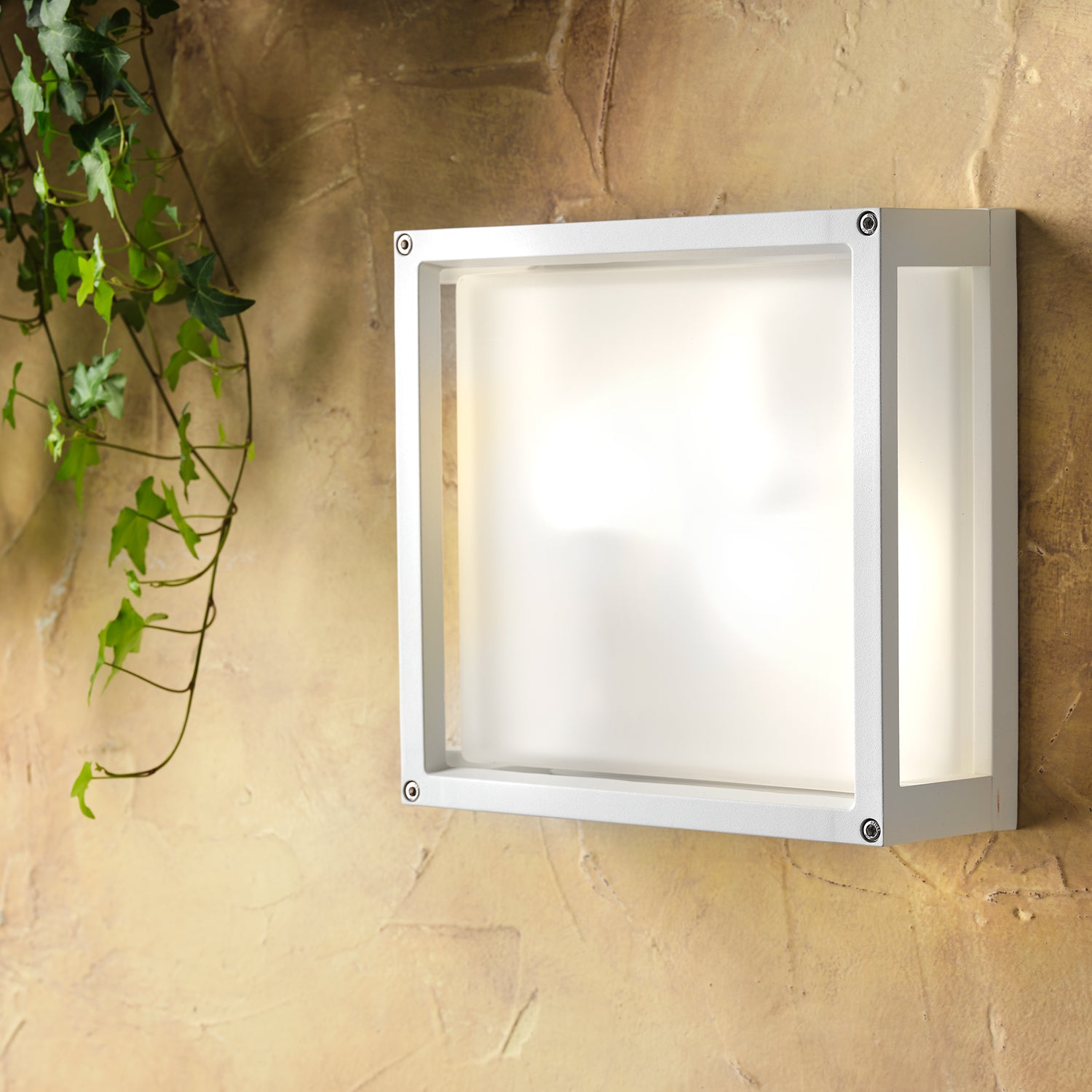 Plafoniera da esterno colore bianca