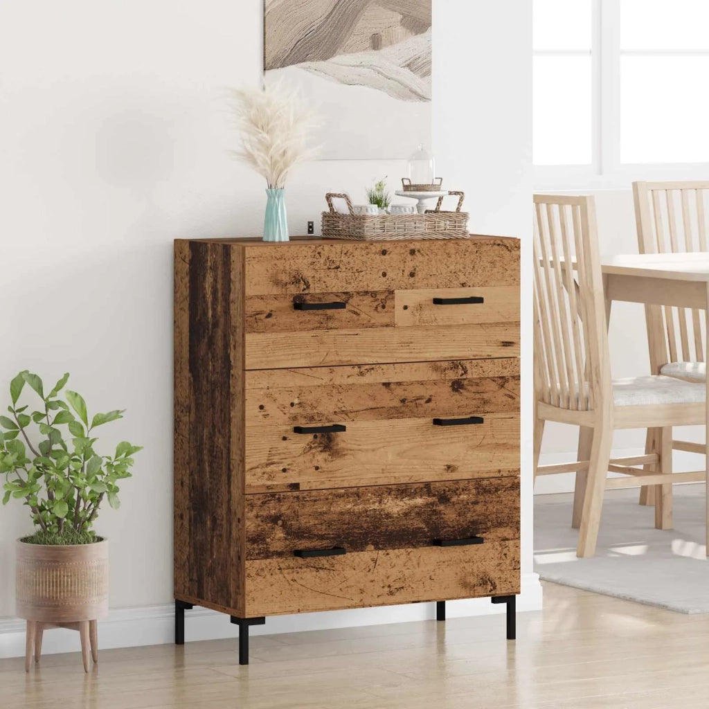 Credenza con cassetto Legno vecchio 69,5 x 34 x 90 cm 881504