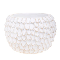 Contenitore Decorativo con Decorazione in Rilievo Ø 24 cm