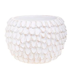 Contenitore Decorativo con Decorazione in Rilievo Ø 24 cm