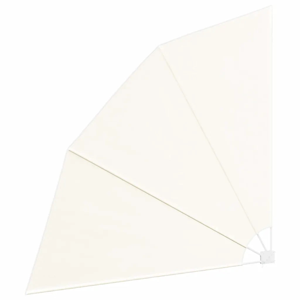 Tenda Laterale per Balcone Pieghevole Crema 210x210 cm 41576