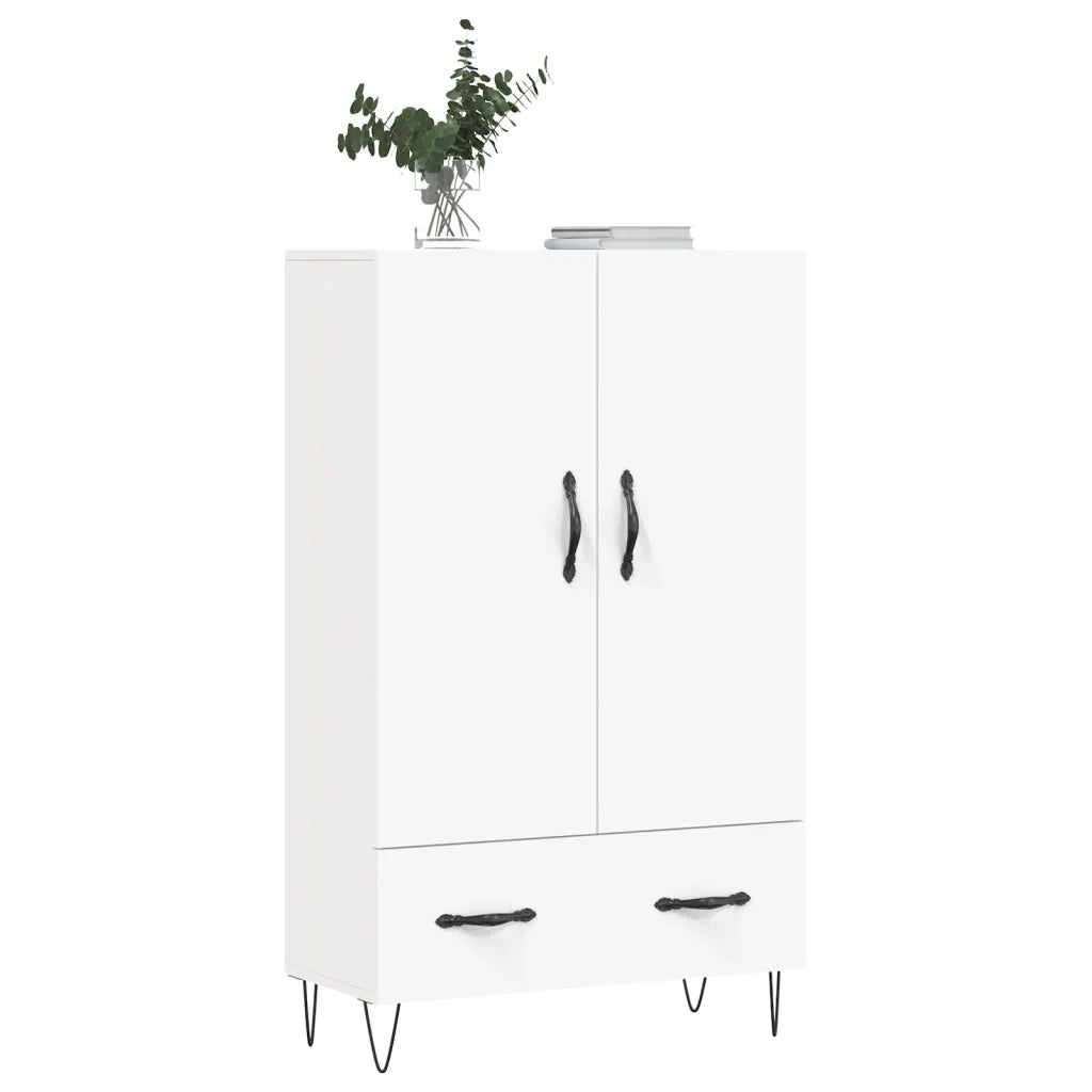 Credenza Bianca 69,5x31x115 cm in Legno Multistratocod mxl 103560