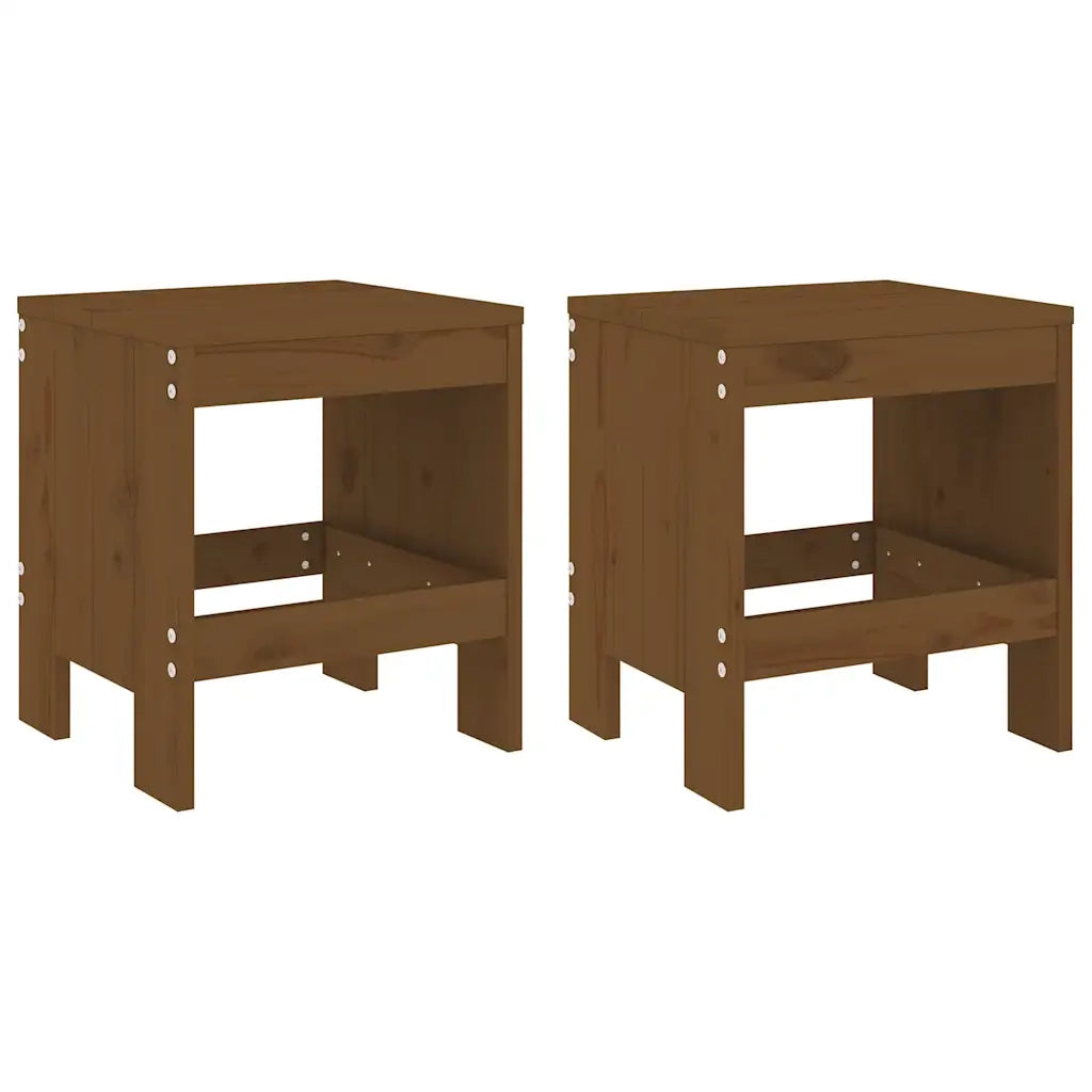 Set da Bistrot da Giardino 3 pz ambra in Legno Massello di Pino 3157706