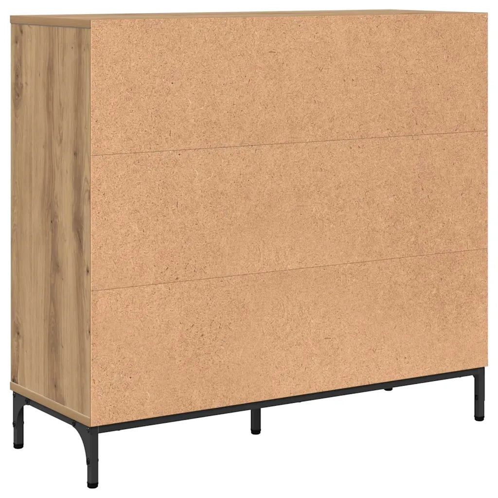Credenza Rovere artigianale 89,5 x 33 x 82 cm Legno multistrato 883463