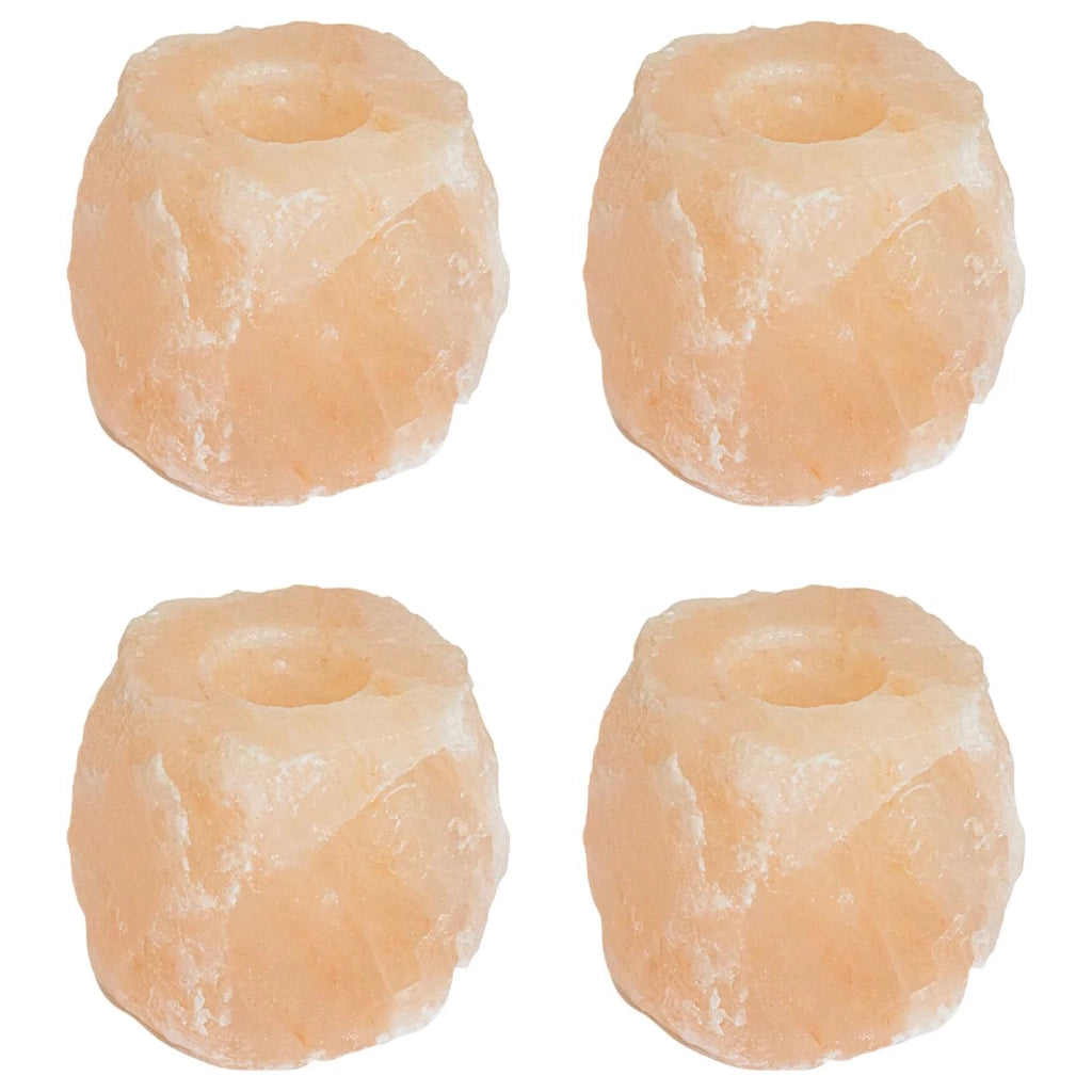Portacandele in pietra di sale Rosa Sale Rock CFW8077367