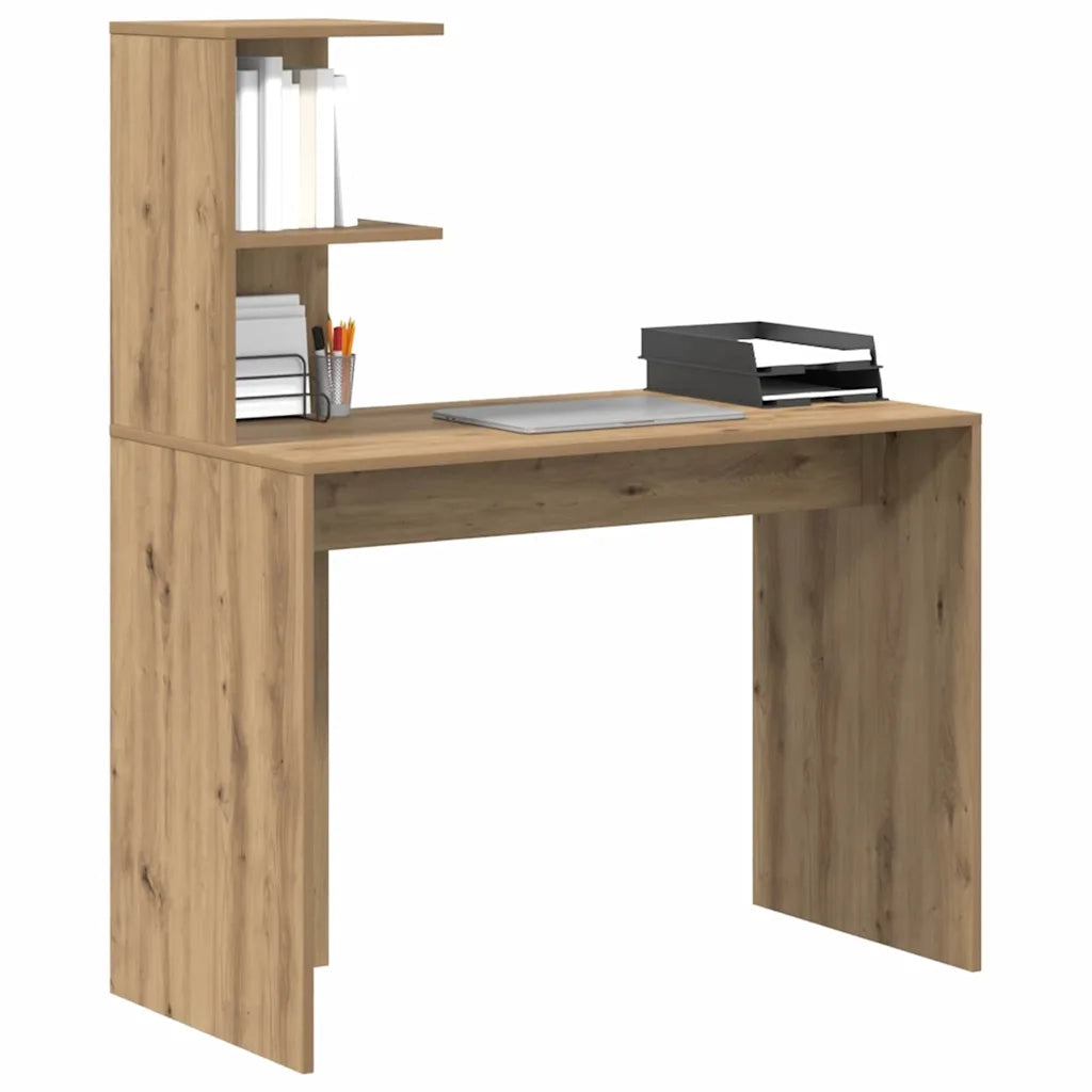 Scrivania con lo scaffale Rovere artigianale 102 x 50 x 124 cm 869361