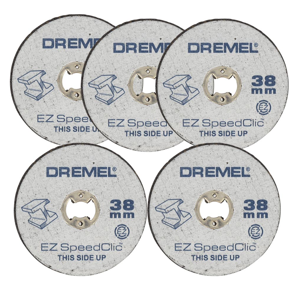 Dischi Dremel da Taglio per Metallo Acciaio Argento 38 mm SC456 B Formato: Set 5 Dischi