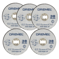 Dischi Dremel da Taglio per Metallo Acciaio Argento 38 mm SC456 B Formato: Set 5 Dischi