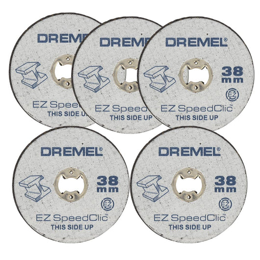 Dischi Dremel da Taglio per Metallo Acciaio Argento 38 mm SC456 B Formato: Set 5 Dischi