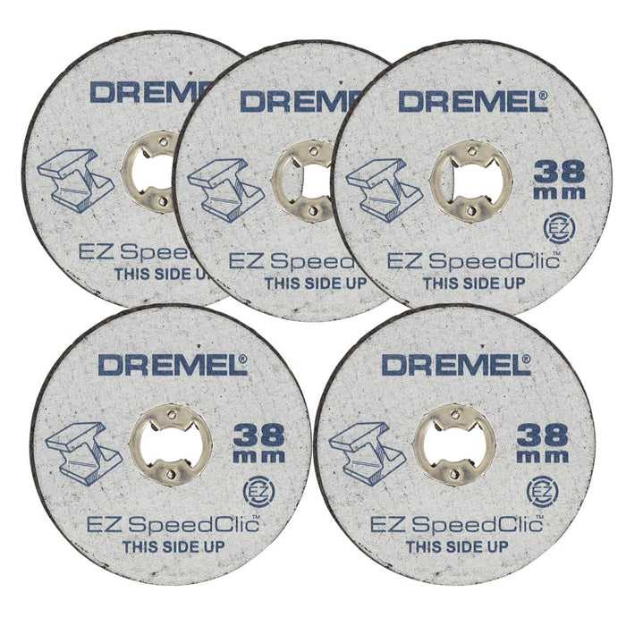 Dischi Dremel da Taglio per Metallo Acciaio Argento 38 mm SC456 B Formato: Set 5 Dischi