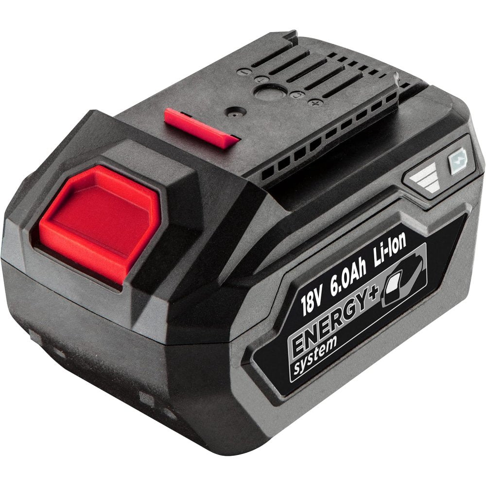 Topex 58g086 batteria energy+ 18 18v, li-ion 6.0ah ds