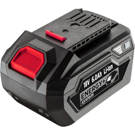 Topex 58g086 batteria energy+ 18 18v, li-ion 6.0ah ds