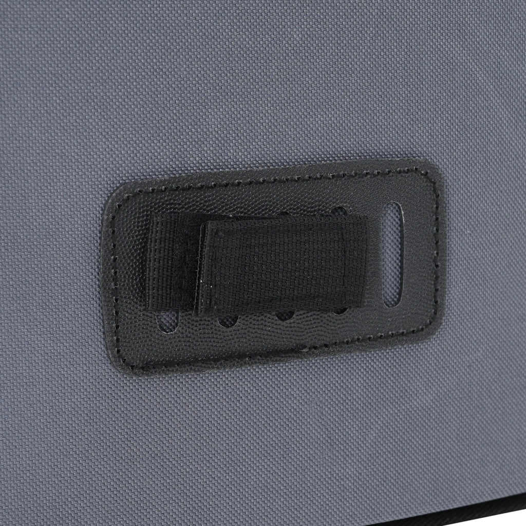 Borsa per Bici per Portapacchi 25 L Grigia 33x16x48 cm