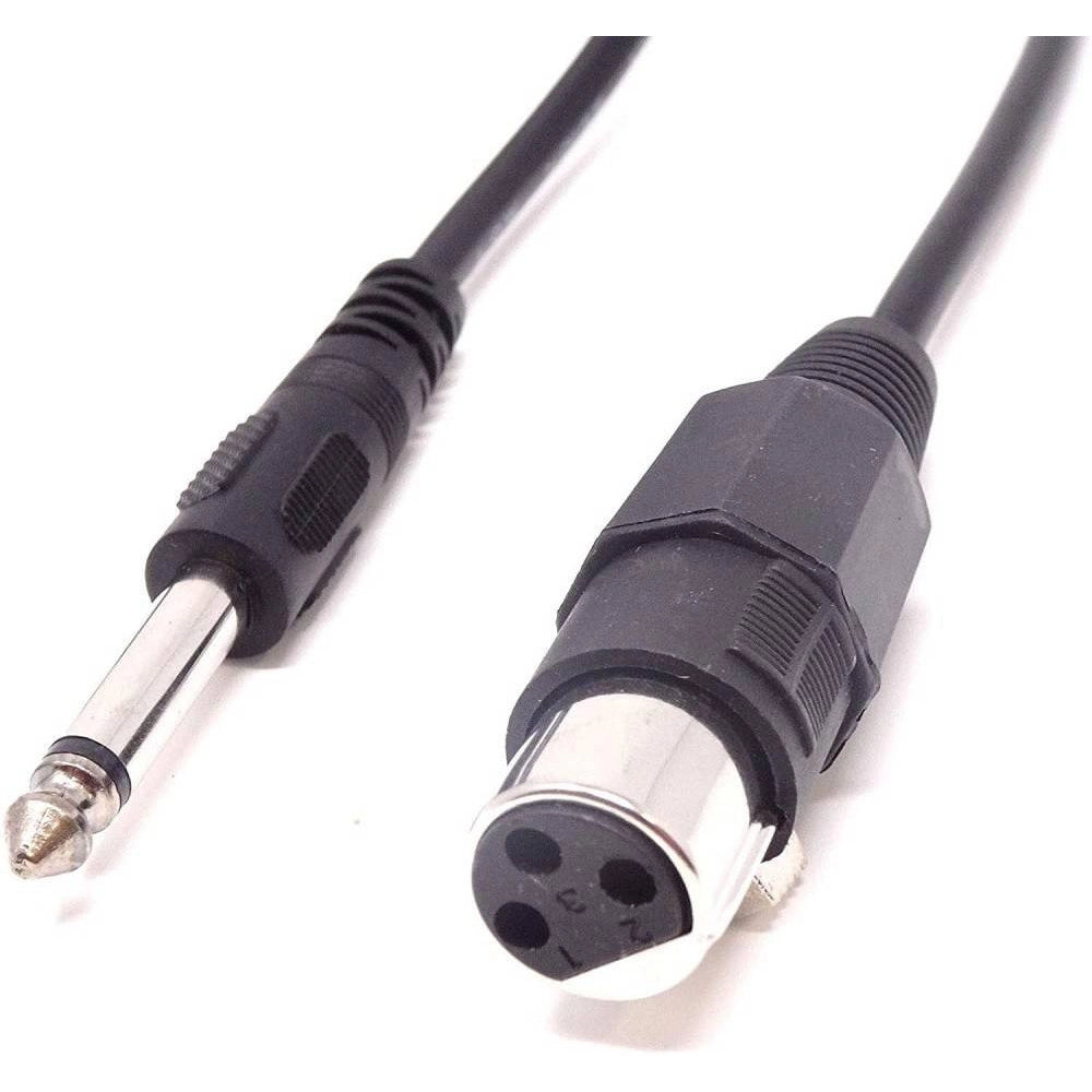 Trade Shop - Microfono Dinamico Wg-535 B Nero Unidirezionale Professionale Con Cavo Cw519 -