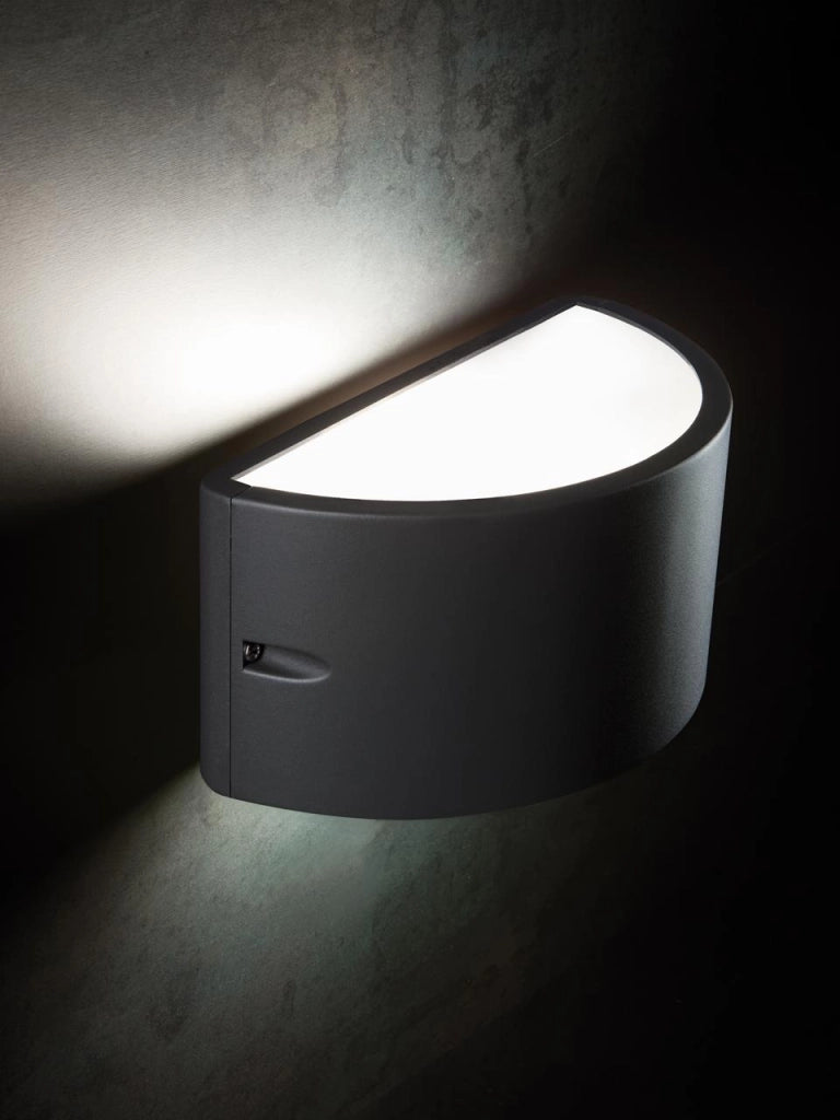 APPLIQUE 'UMBE' 60 W - cm 25 x 12 x 13 alluminio  - SOVIL