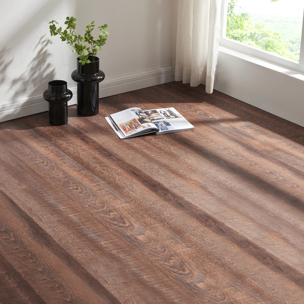 Set Okapirg 10 Listoni di Pavimento SPC a Incastro Click Pavimentazione per Interni - Rovere Rustico NEU.HOLZ