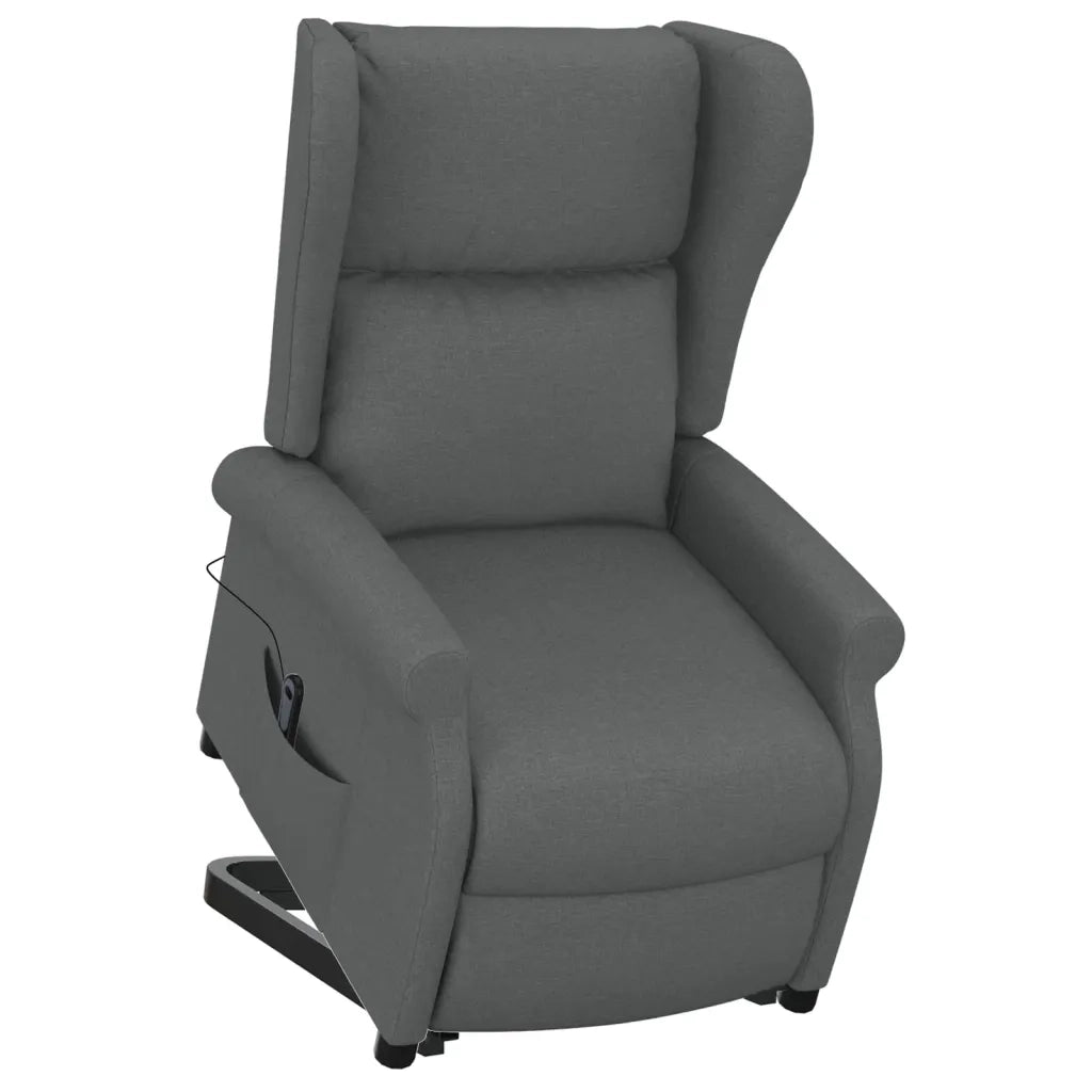 Poltrona Alzapersona in Tessuto Grigio Scuro 289731