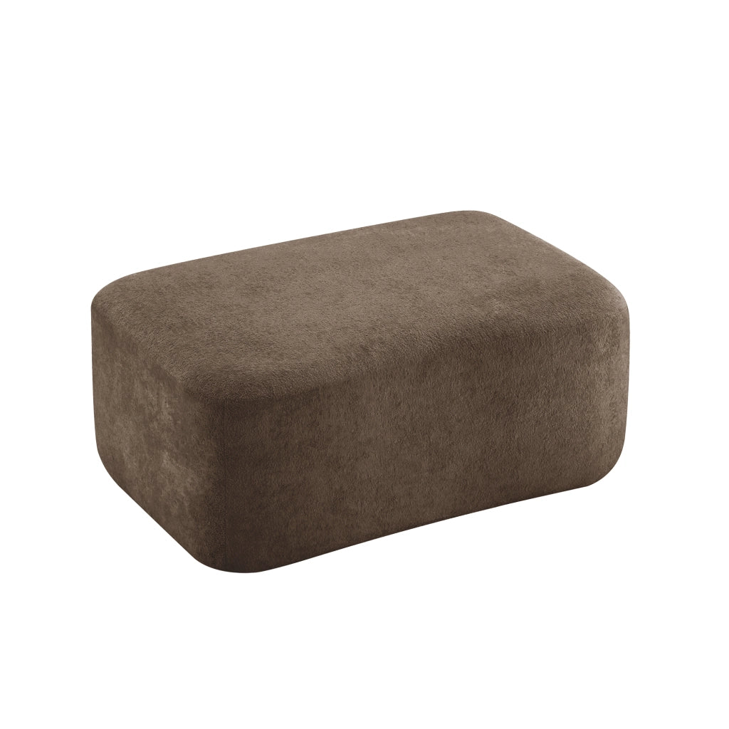 DIVANO MODULARE In Velluto 24 x 24 x 80 cm Marrone