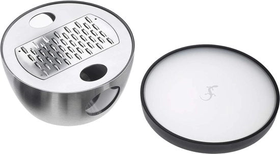 Raspante Parmigiana con coperchio e contenitore di acciaio inossidabile, 13 x 6 cm