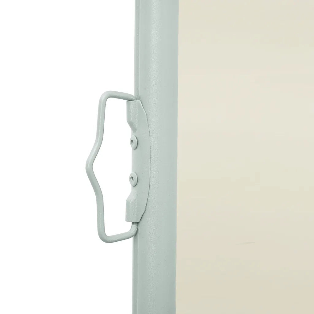 Tenda Laterale Retrattile per Patio 614x160 cm Crema 313376