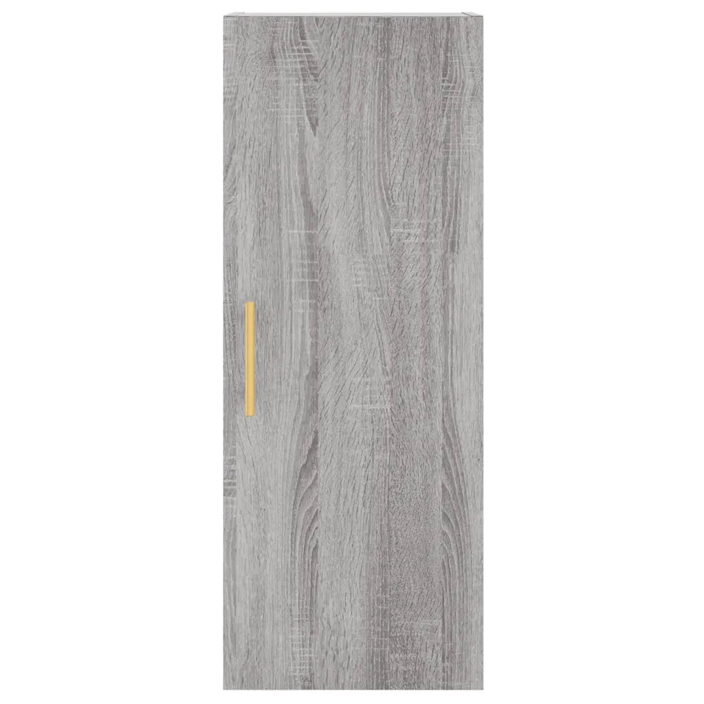 Credenza Grigio Sonoma 34,5x34x180 cm in Legno Multistrato 3198975
