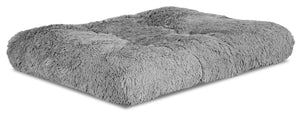 AIO FACTORY 80x60 cm Letto per cani Shaggy Cushion Grigio chiaro Impermeabile