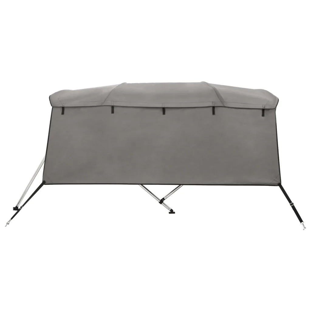 Bimini di Prua con Pareti Laterali 4 Archi 243x(185-198)x137cm