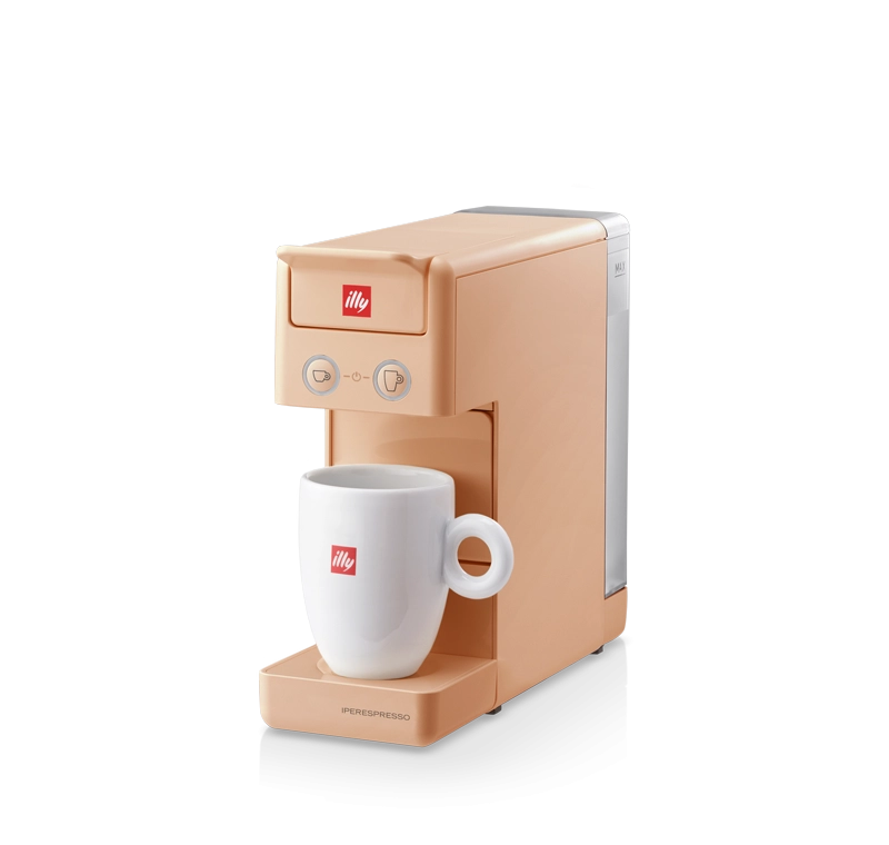 Illy macchina da caffè iperespresso a capsule modello y3.3 colore arancione