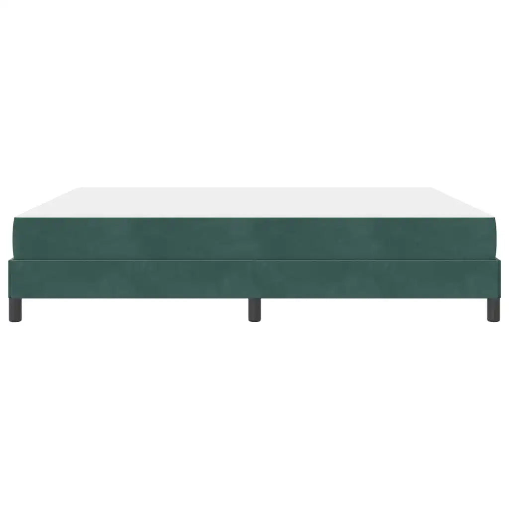 Letto a molle con materasso Verde Scuro 180 x 200 cm Tessuto 3398710