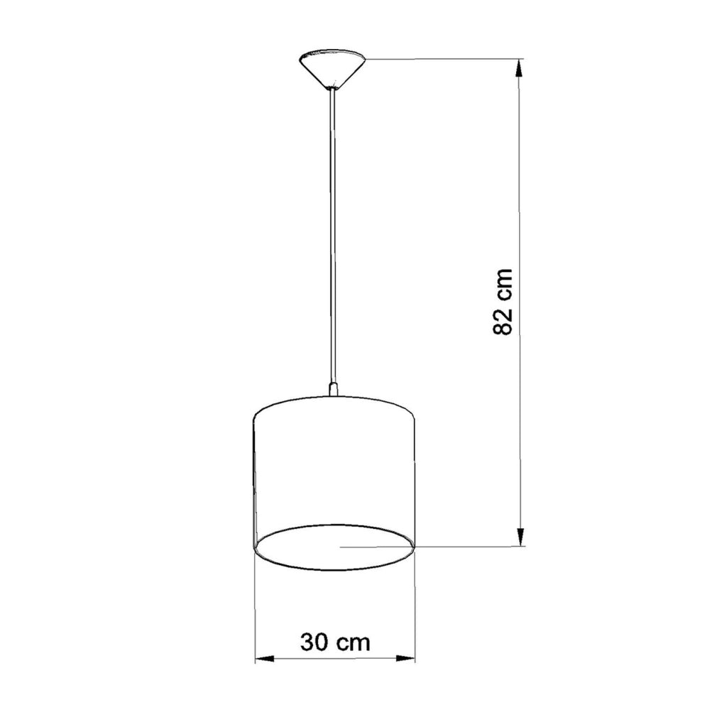 Lampada a sospensione bimbi palla calcio Ø30 E27 15W Pure Lume